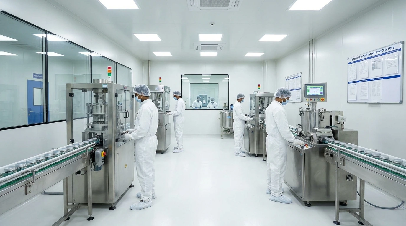 GMP-certified manufacturing facility